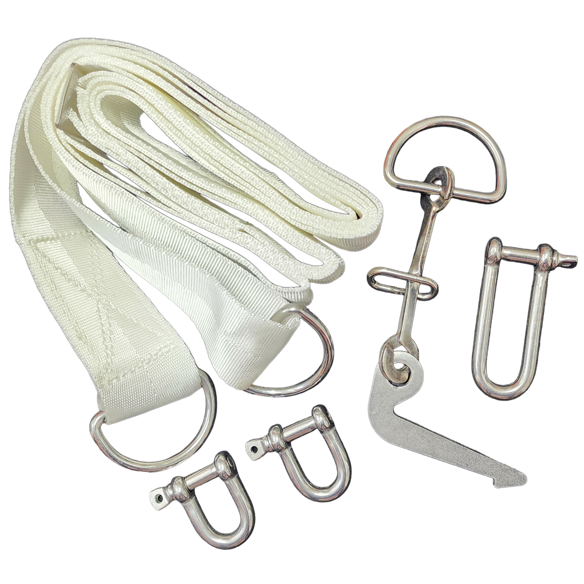 SOLAS Liferaft Lashdown Kit — with Senhouse Sliphook